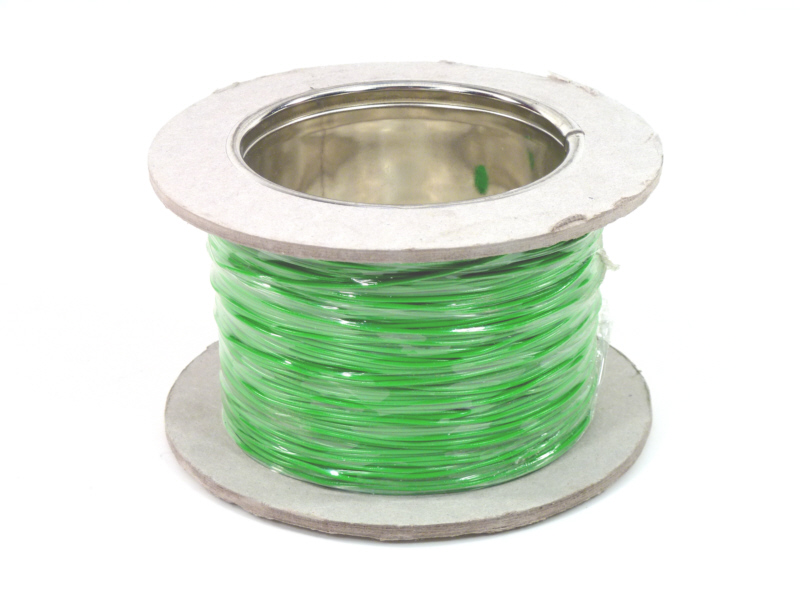 Rouleau de fil de câblage multi brin vert