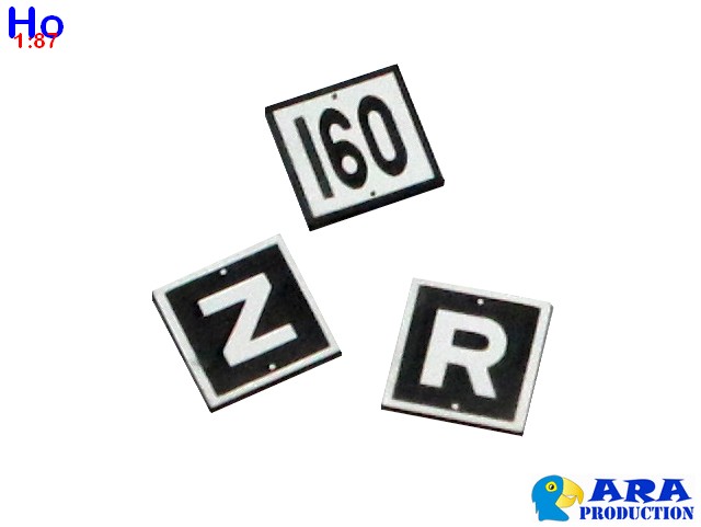 ARA - HO.SIG114050A Signalisation - TIV 160 (pancartes Z, R et 160)